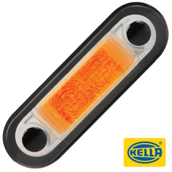 Hella LED Front End Outline Lamp - Amber Illuminated